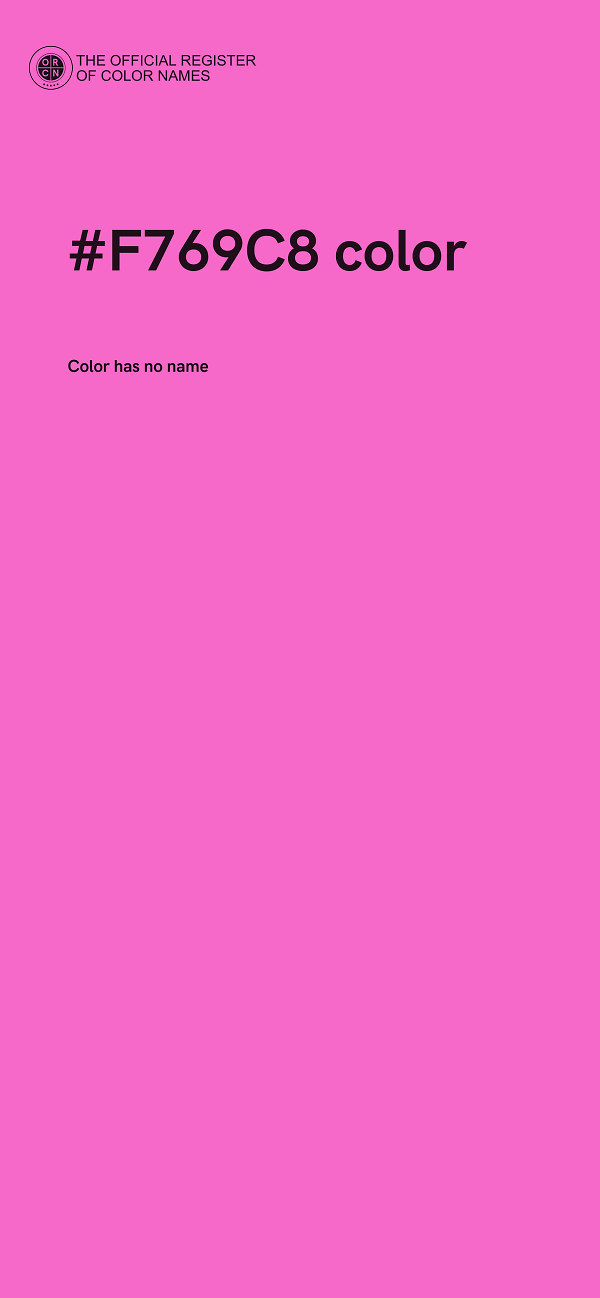 #F769C8 color image