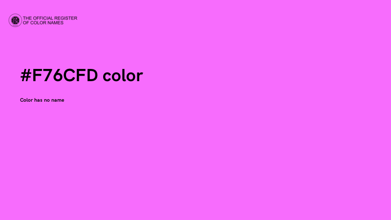 #F76CFD color image