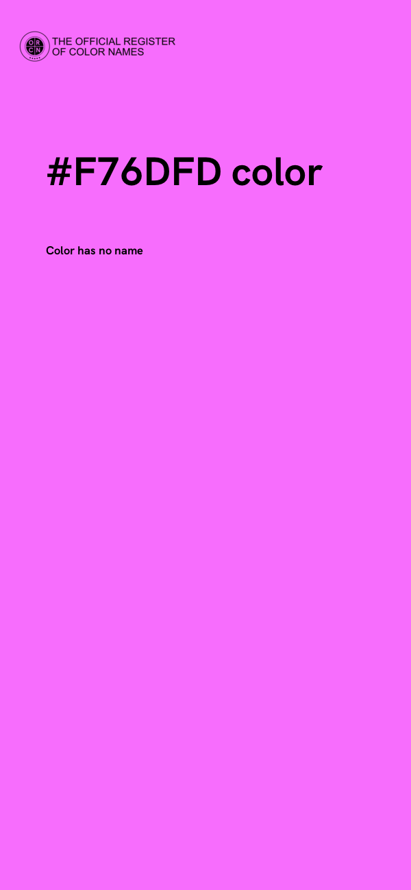 #F76DFD color image