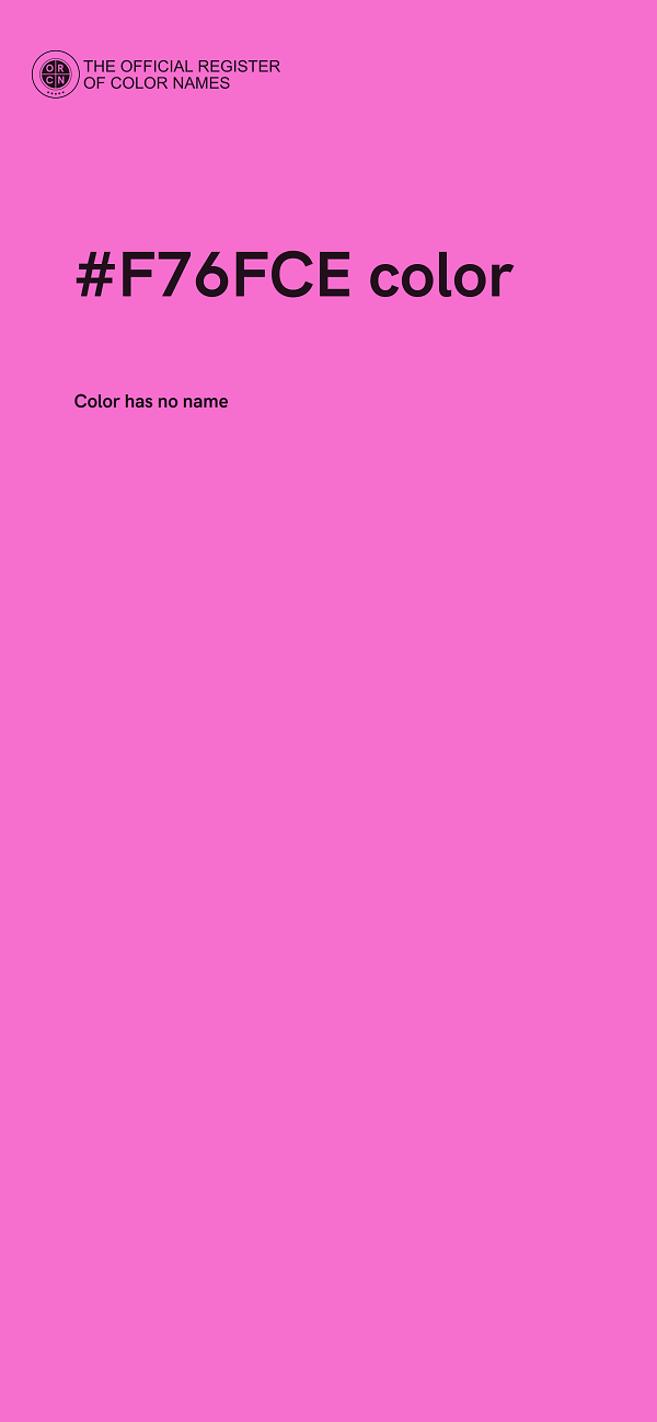 #F76FCE color image
