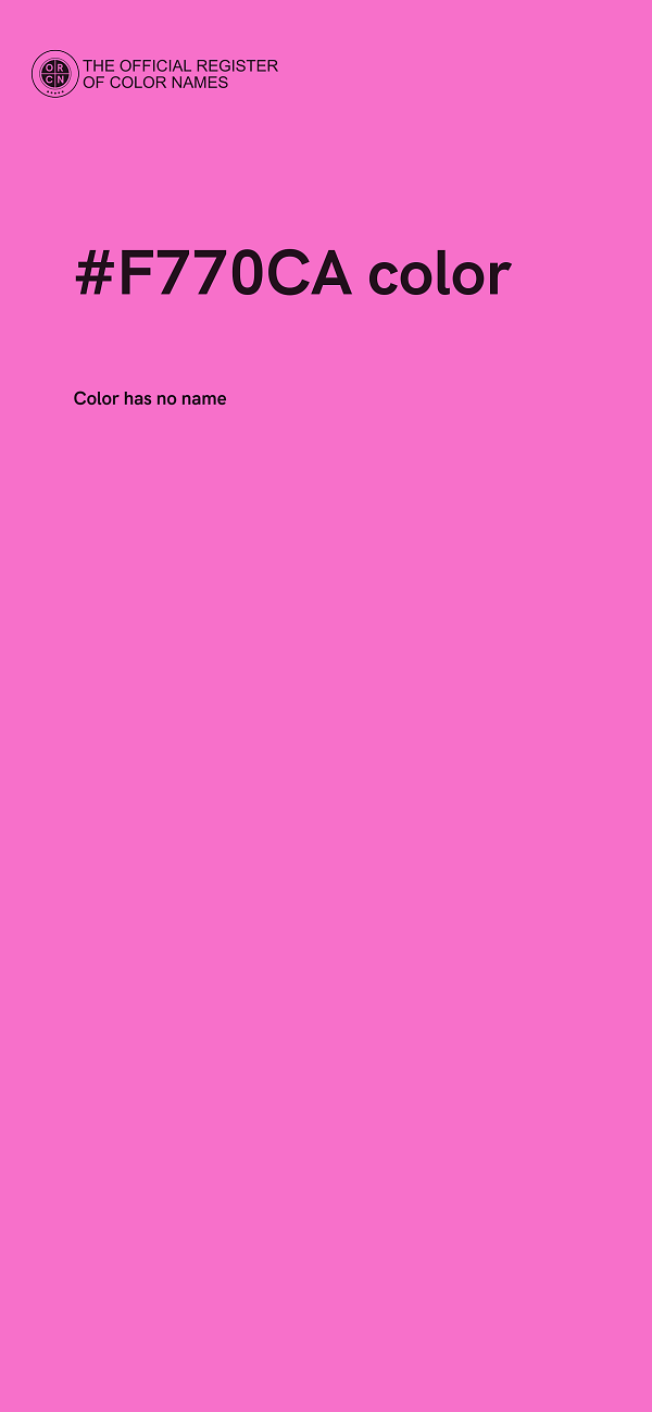 #F770CA color image