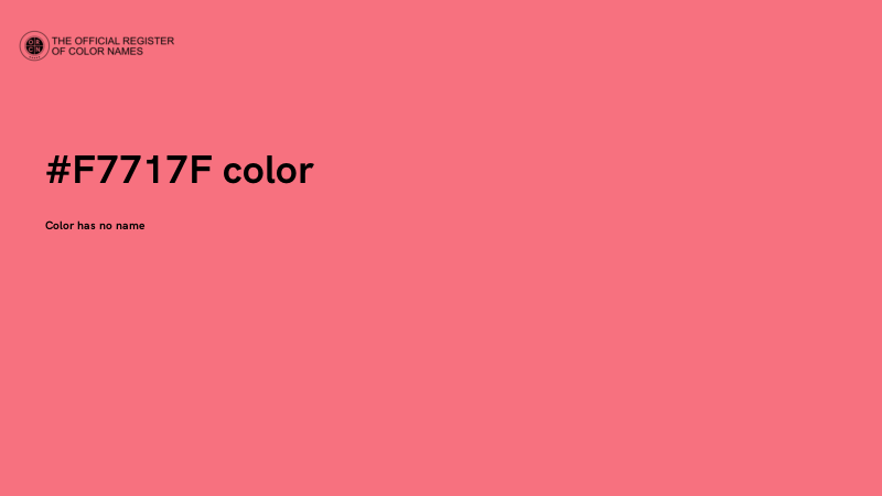 #F7717F color image