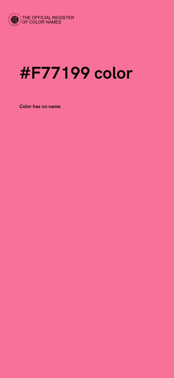 #F77199 color image