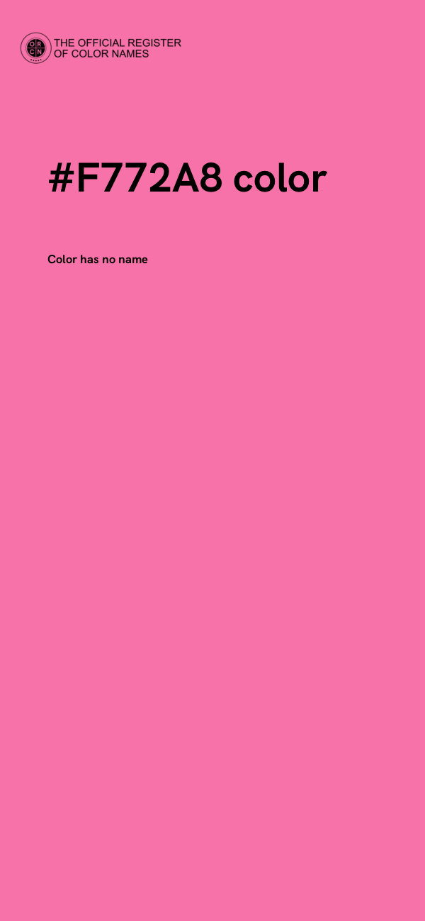 #F772A8 color image