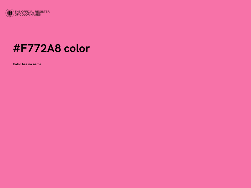 #F772A8 color image