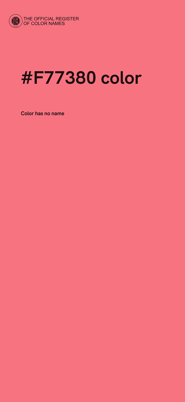 #F77380 color image