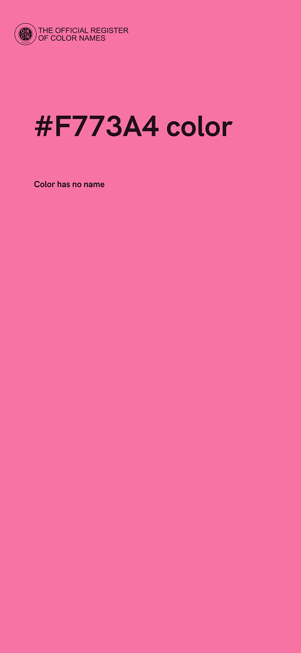 #F773A4 color image