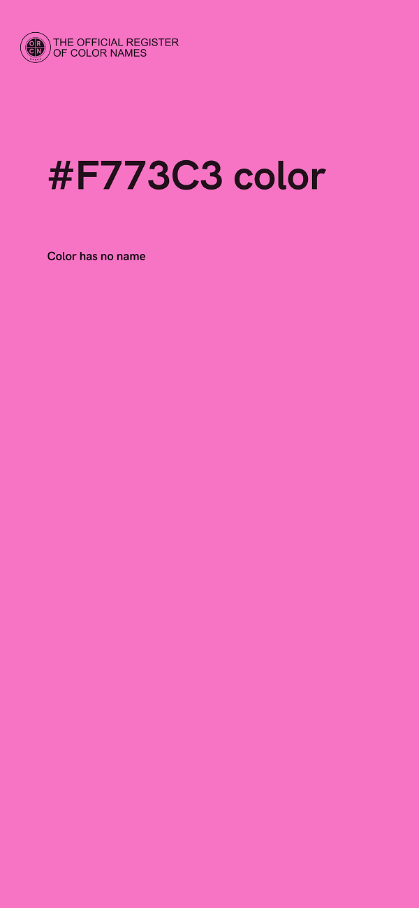 #F773C3 color image