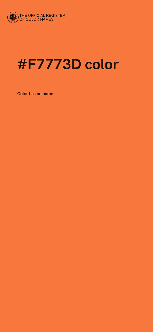 #F7773D color image