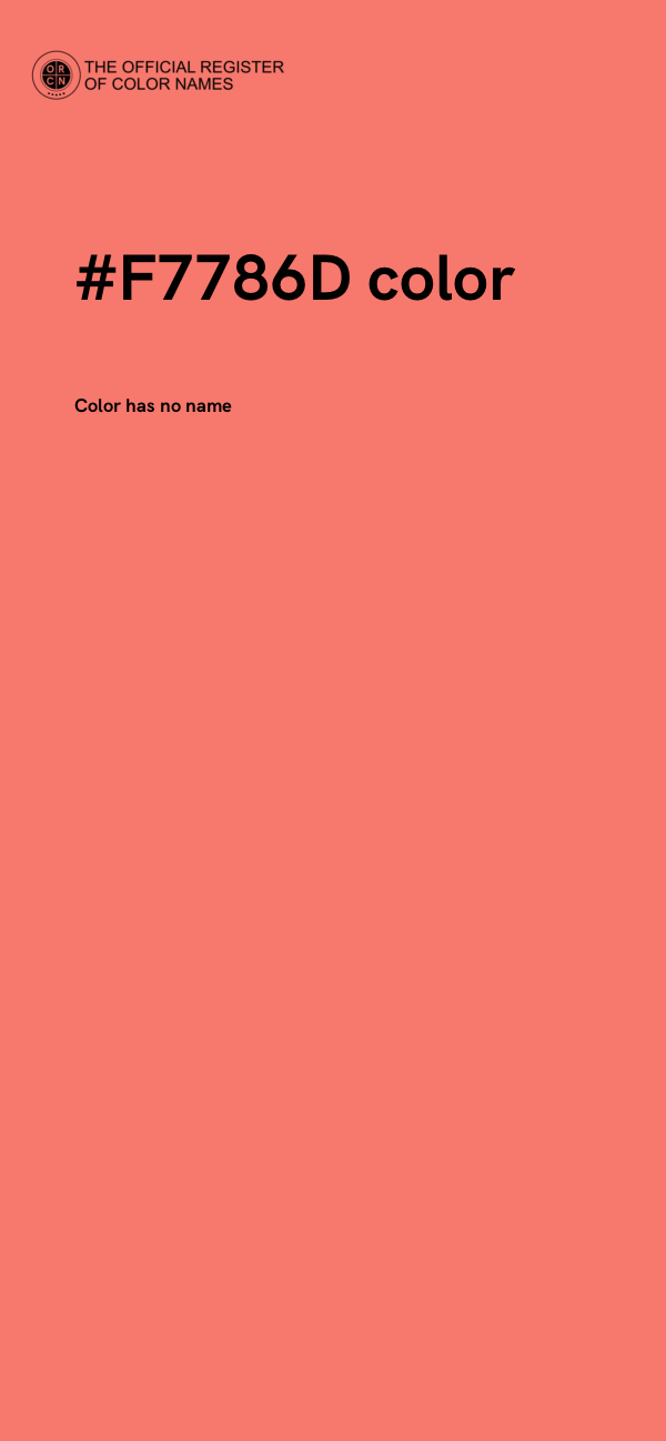#F7786D color image
