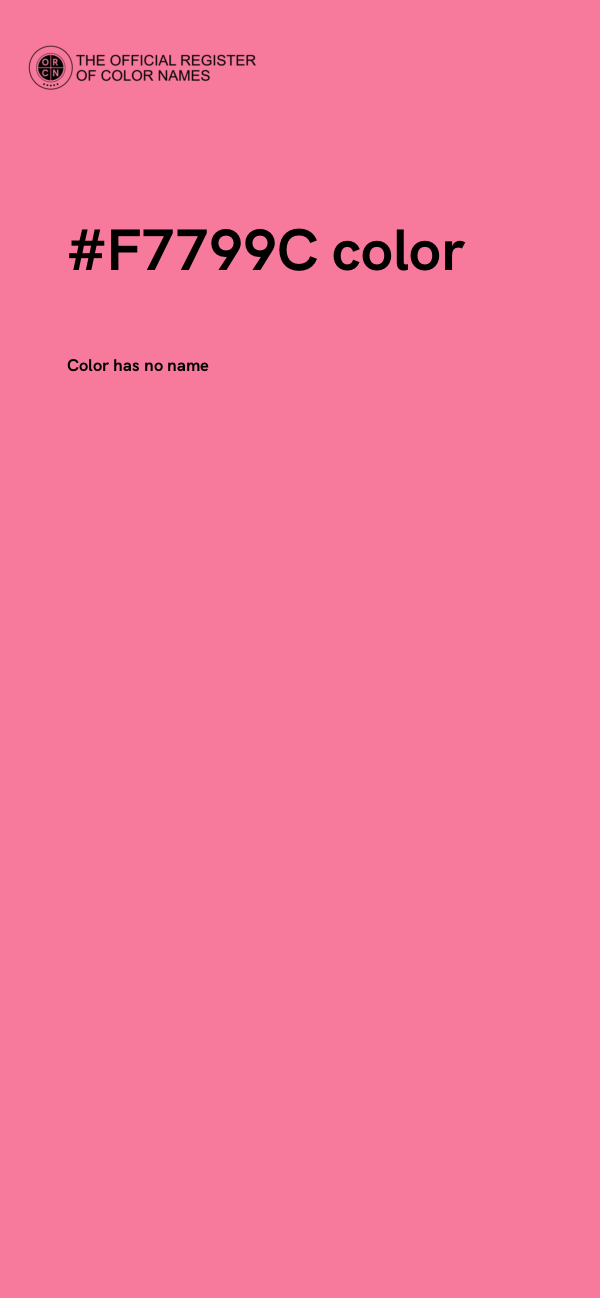 #F7799C color image