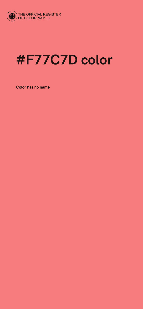 #F77C7D color image