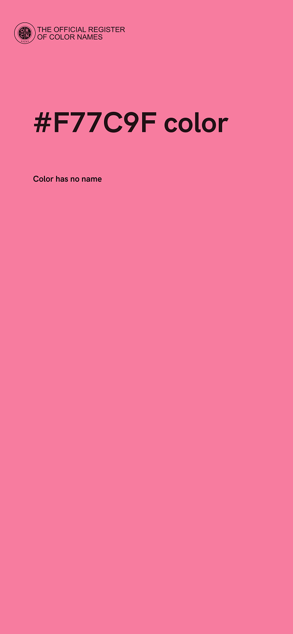 #F77C9F color image
