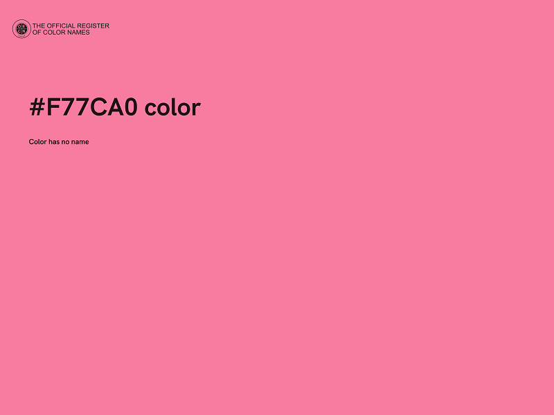 #F77CA0 color image