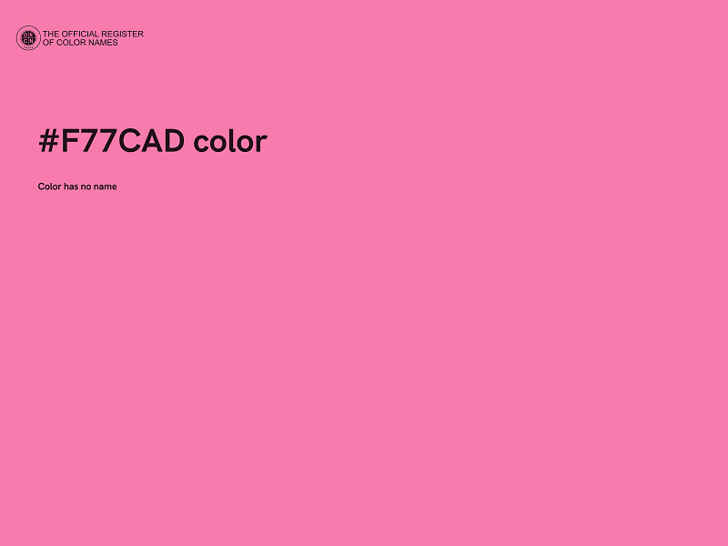 #F77CAD color image