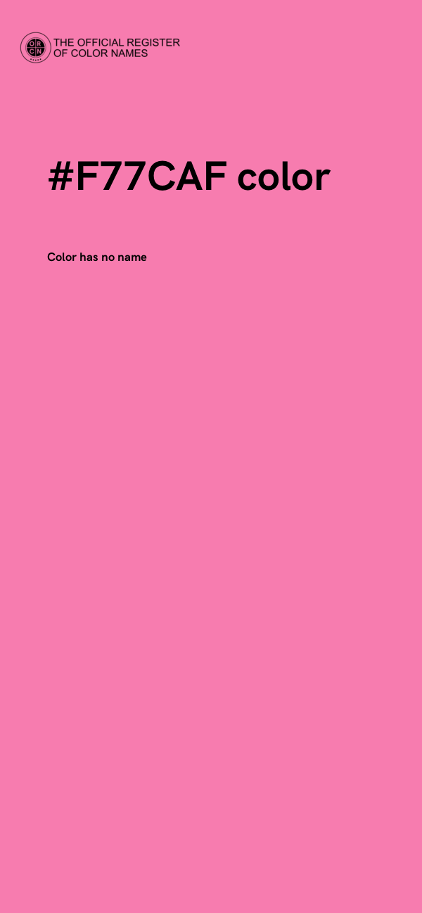 #F77CAF color image