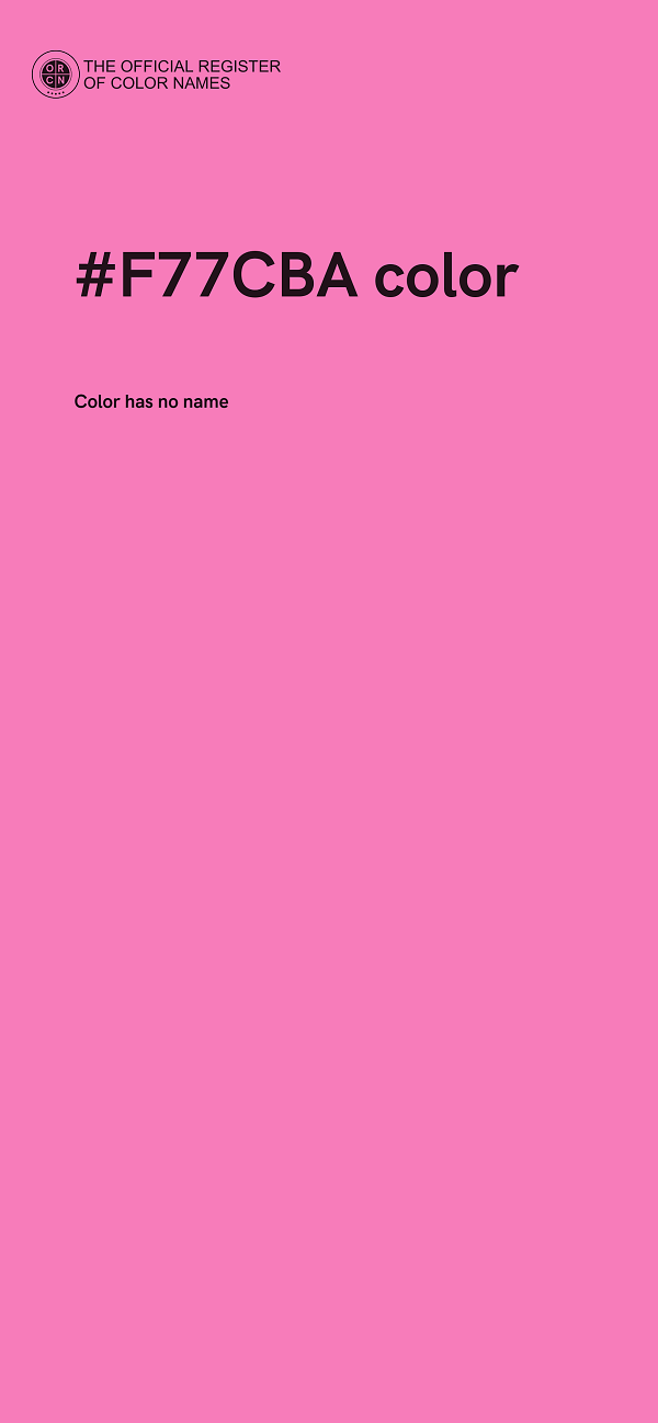#F77CBA color image
