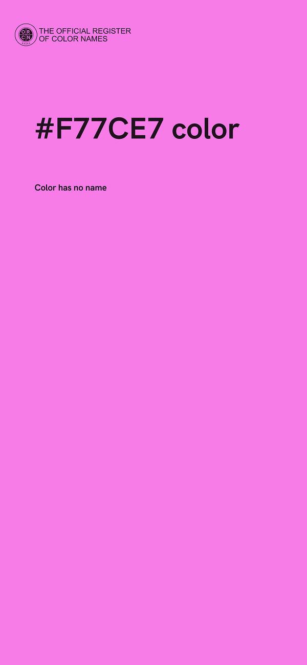 #F77CE7 color image