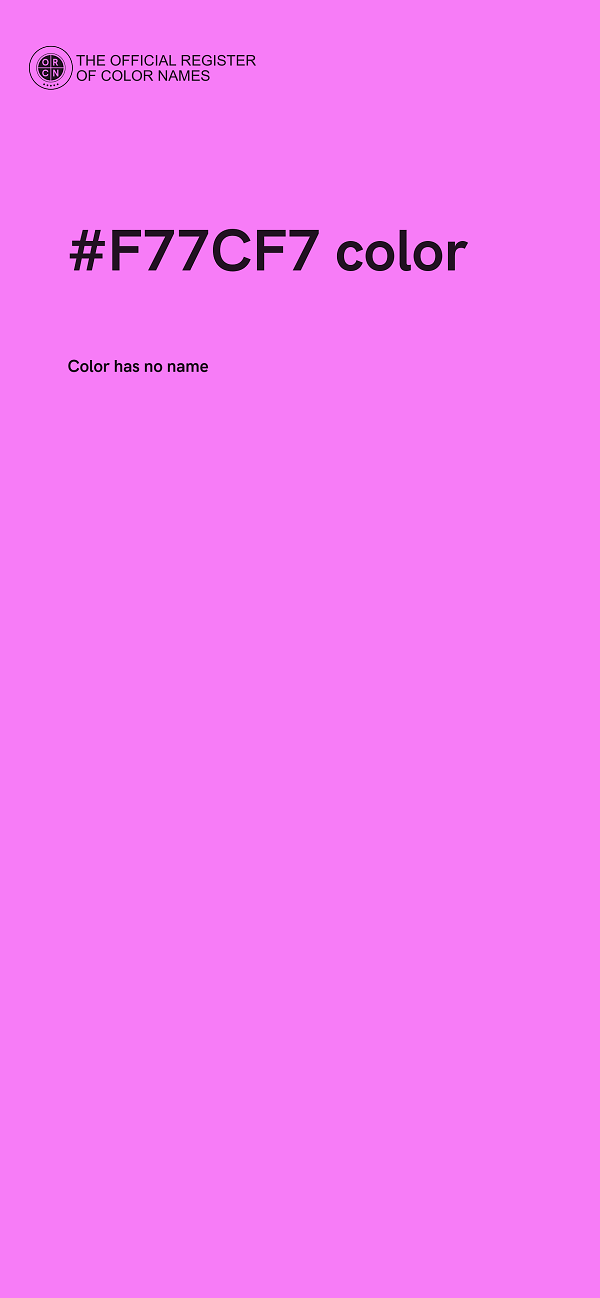 #F77CF7 color image