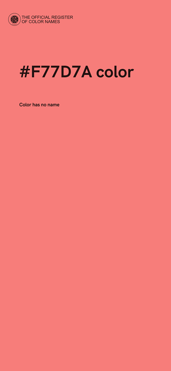 #F77D7A color image