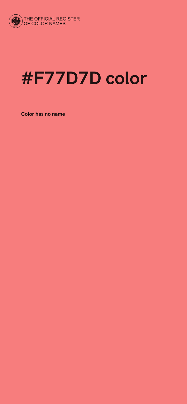 #F77D7D color image