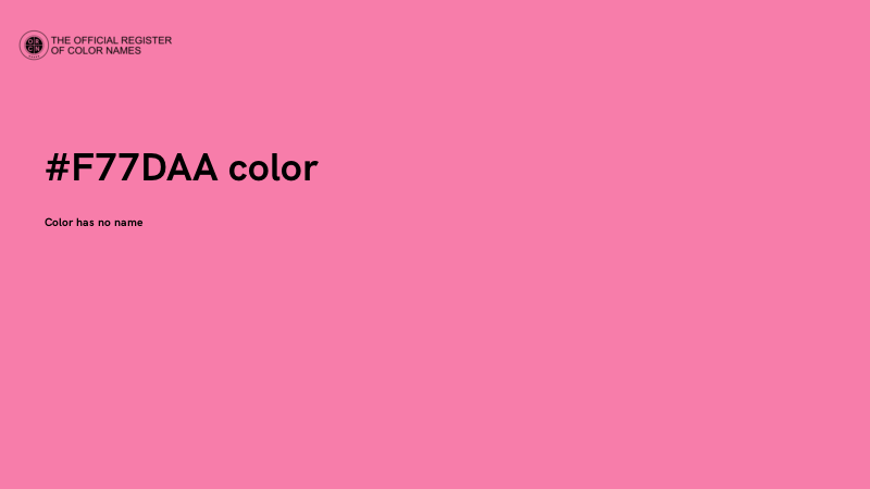 #F77DAA color image