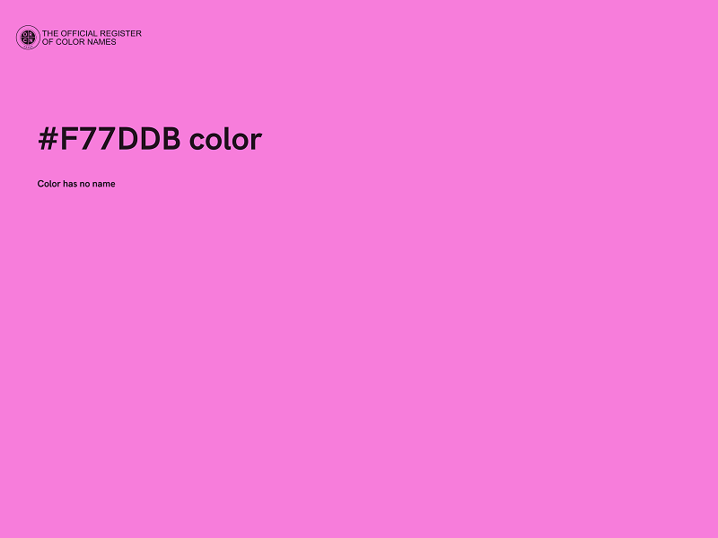 #F77DDB color image