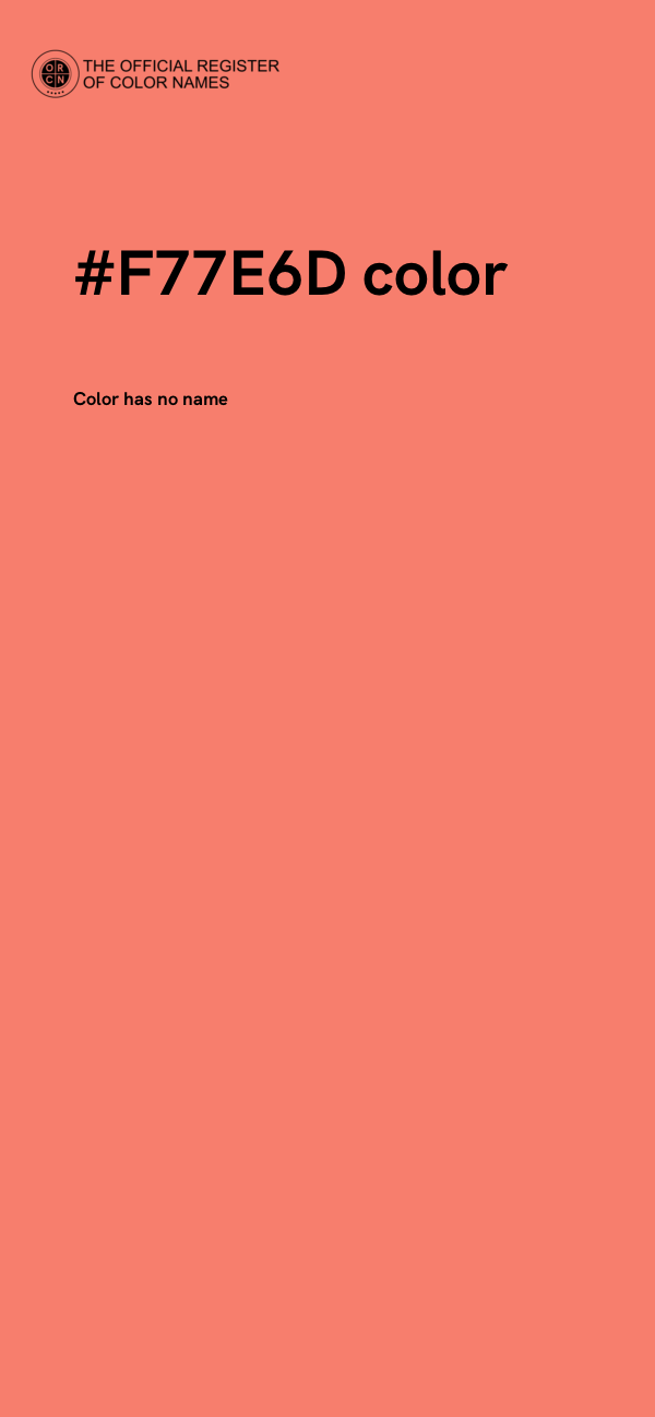 #F77E6D color image
