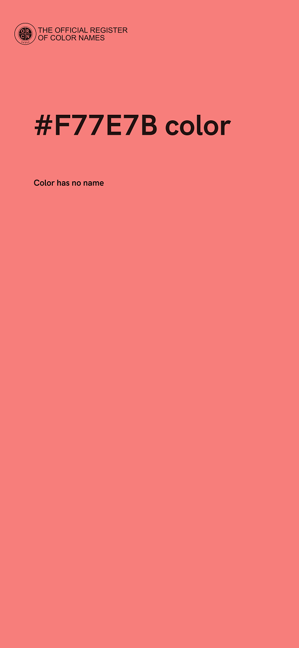 #F77E7B color image