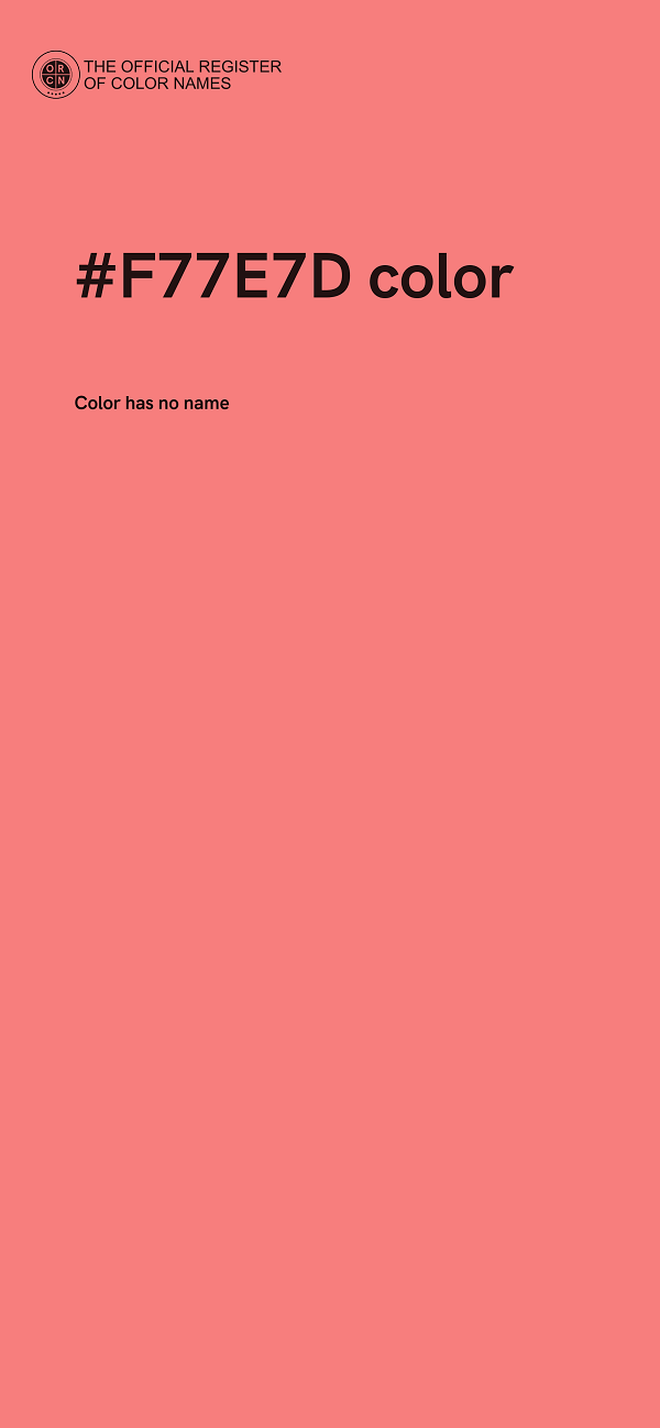 #F77E7D color image
