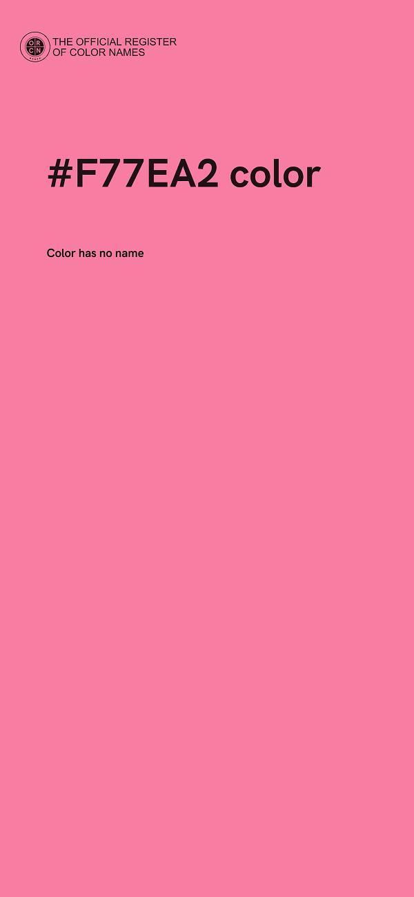 #F77EA2 color image