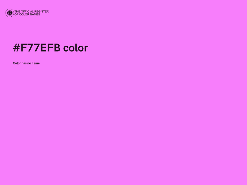 #F77EFB color image