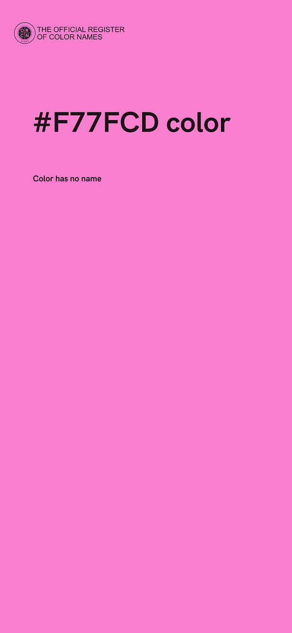 #F77FCD color image