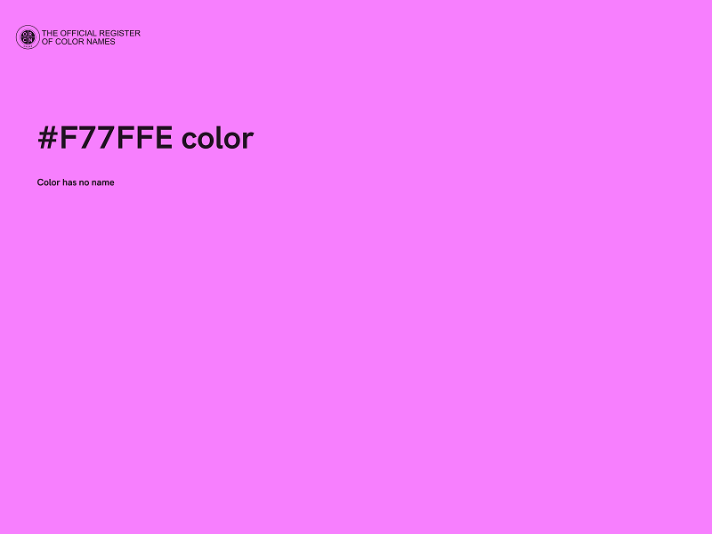#F77FFE color image