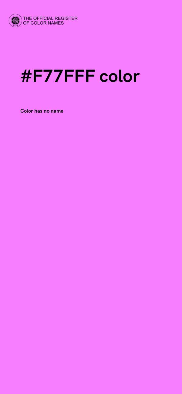 #F77FFF color image