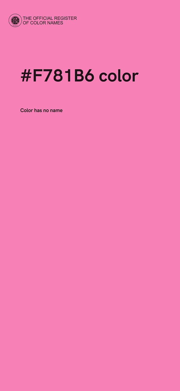 #F781B6 color image