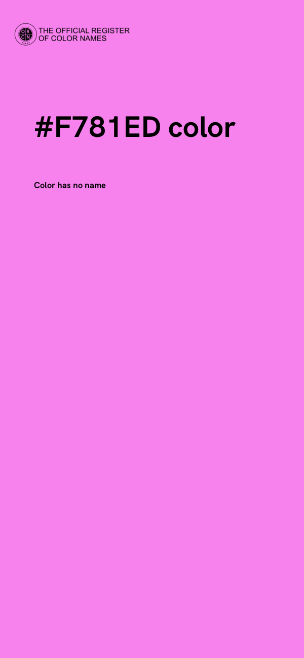#F781ED color image