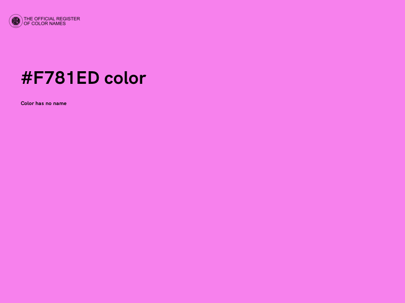 #F781ED color image