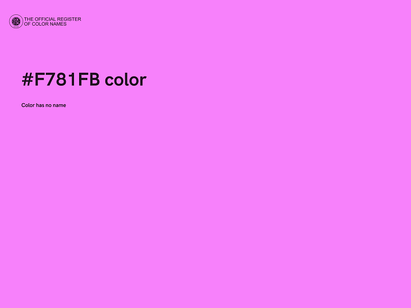 #F781FB color image