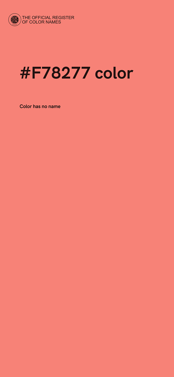 #F78277 color image