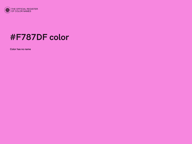 #F787DF color image