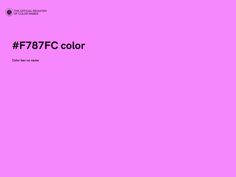 #F787FC color image