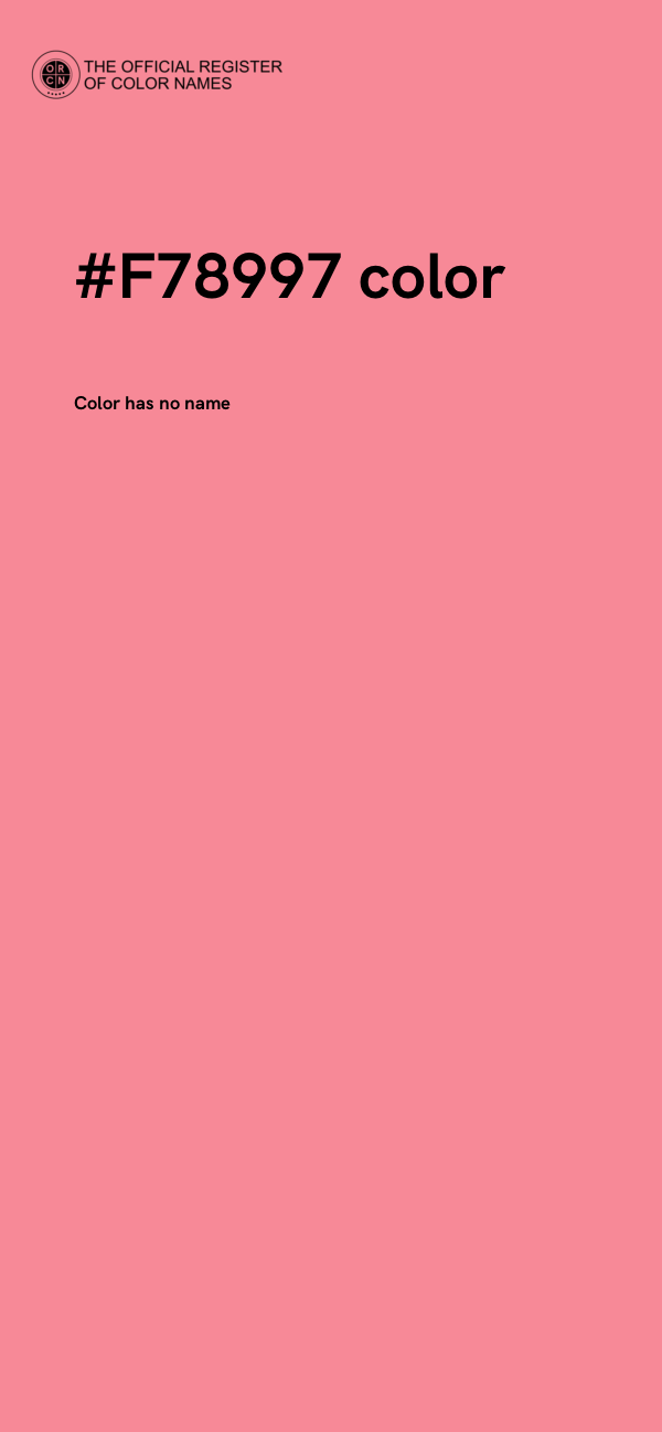 #F78997 color image