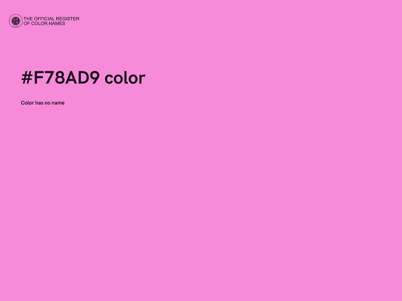 #F78AD9 color image