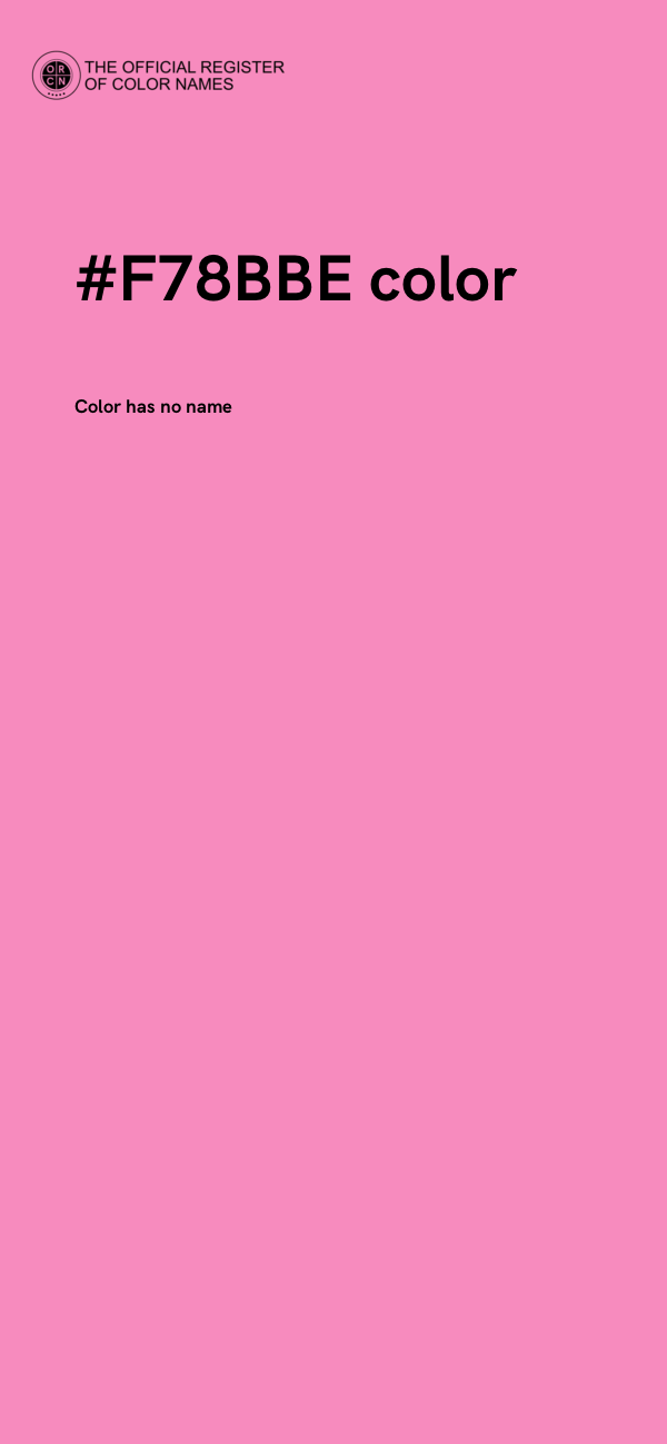 #F78BBE color image
