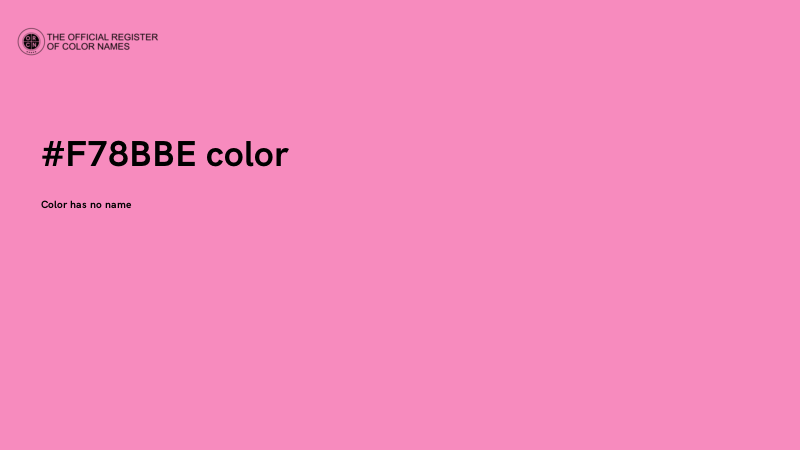 #F78BBE color image