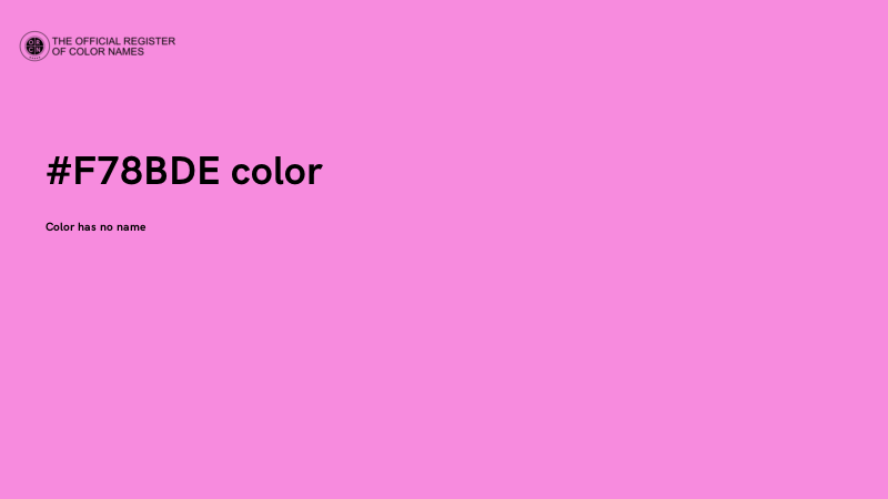 #F78BDE color image