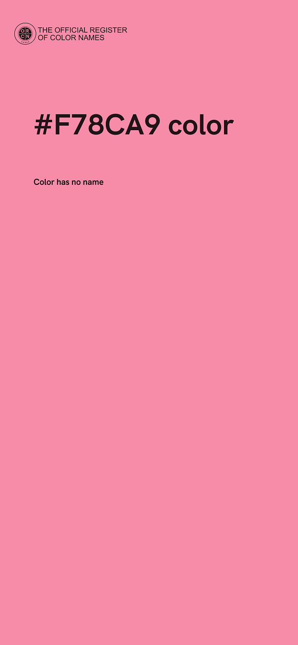 #F78CA9 color image