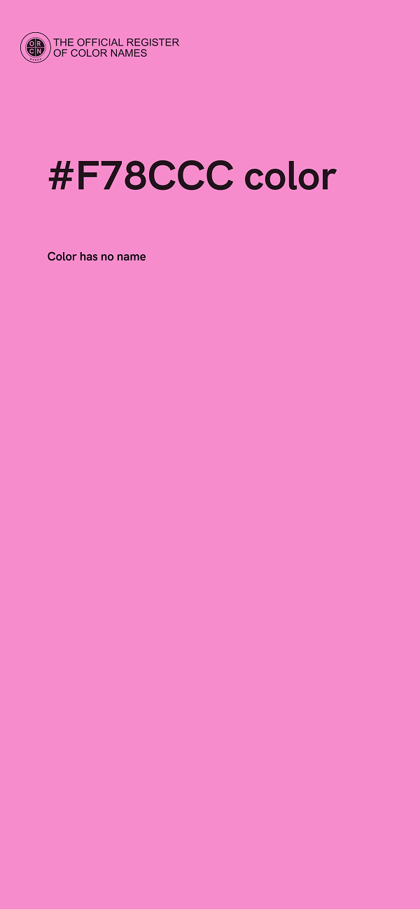 #F78CCC color image
