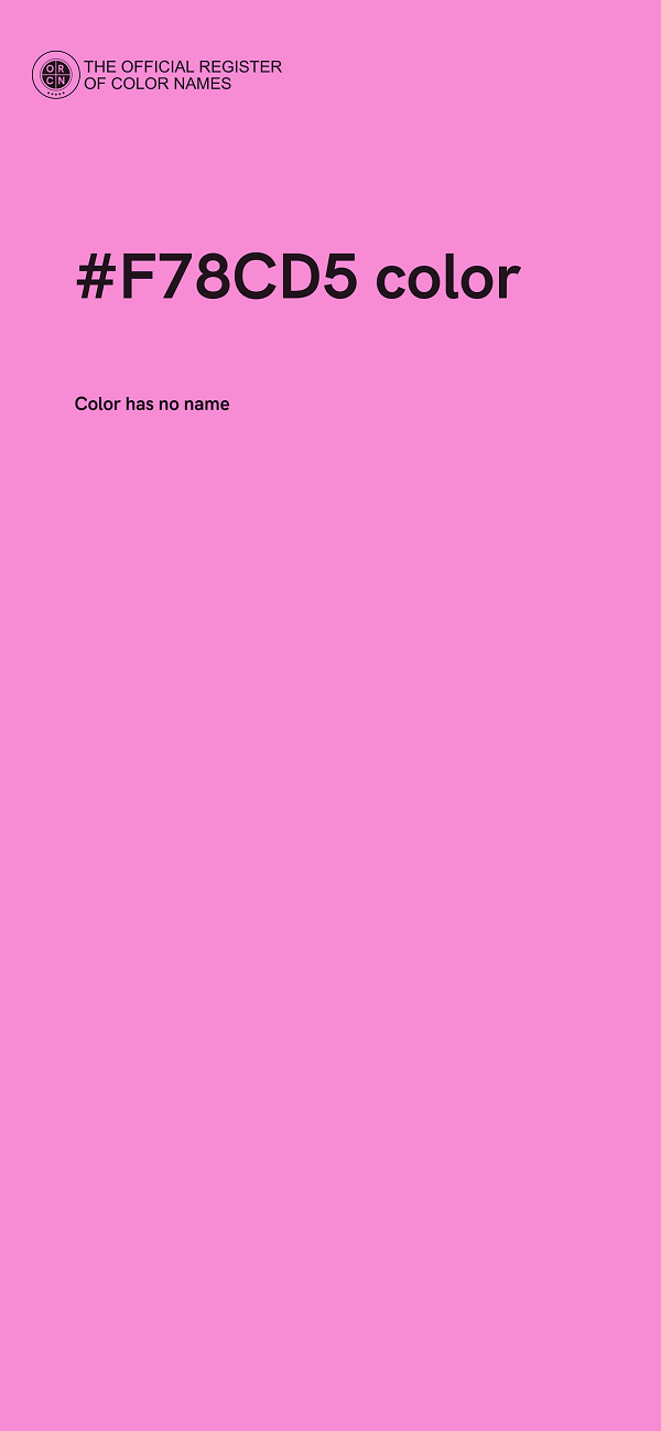 #F78CD5 color image